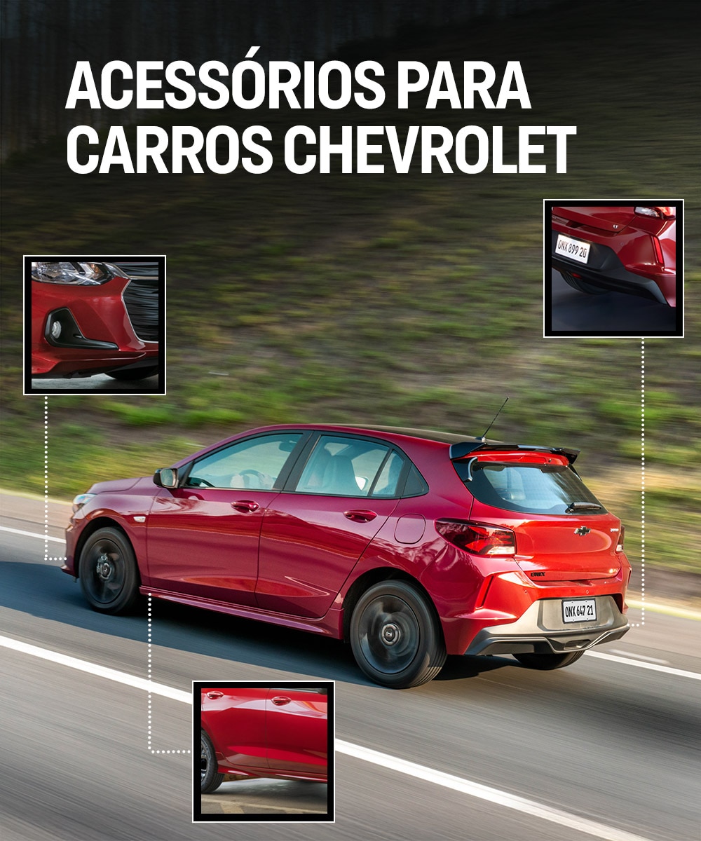 Acessórios automotivos Chevrolet na Pedragon em Brasília